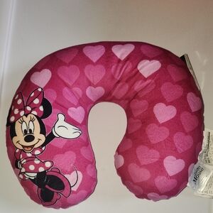 NWT Minnie Mouse Pink Travel Neck Pillow